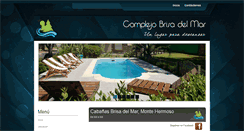 Desktop Screenshot of cabanasbrisadelmar.com.ar
