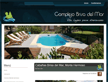 Tablet Screenshot of cabanasbrisadelmar.com.ar